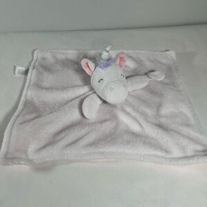 Carter’s Plush Unicorn Security Blanket‎ with pacifier holder